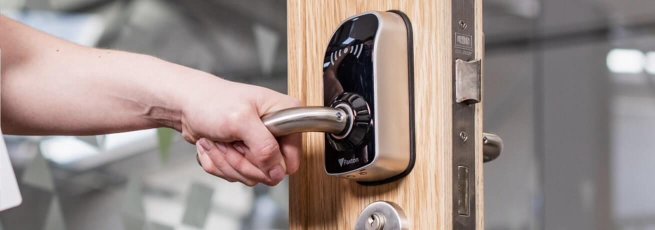 wireless door handles door entry systems